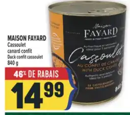 Marché Adonis MAISON FAYARD CASSOULET CANARD CONFIT | DUCK CONFIT CASSOULET offer