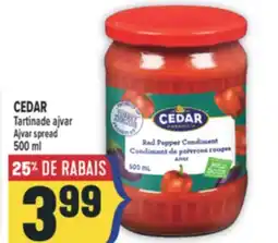 Marché Adonis CEDAR Tartinade ajvar | Ajvar spread offer