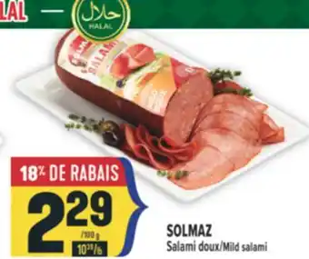 Marché Adonis SOLMAZ Salami doux | Mild salami offer