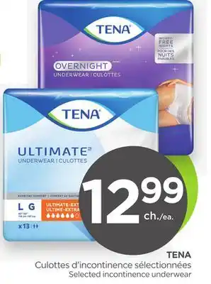 Proxim TENA Selected incontinence underwear offer