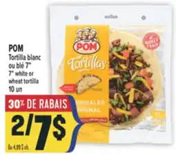 Marché Adonis POM Tortilla blanc ou blé 7 | 7 white or wheat tortilla offer