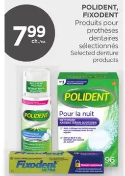 Proxim POLIDENT, FIXODENT Selected denture products offer