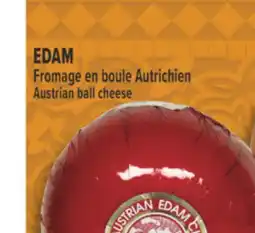 Marché Adonis EDAM Fromage en boule Autrichien | Austrian ball cheese offer