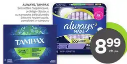 Proxim ALWAYS, TAMPAX offer