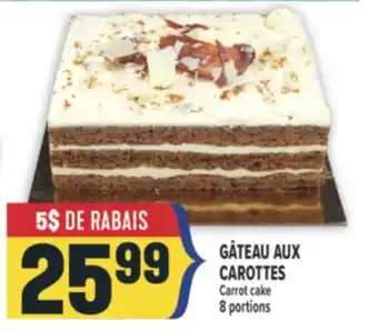 Marché Adonis GÂTEAU AUX CAROTTES | CARROT CAKE offer