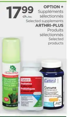 Proxim OPTION +, ARTHRI-PLUS offer