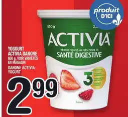 Marche Ami YOGOURT ACTIVIA DANONE | DANONE ACTIVIA YOGURT offer