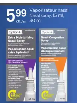 Proxim Option+ Nasal spray offer