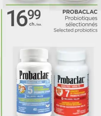 Proxim PROBACLAC Selected probiotics offer