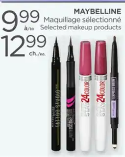 Proxim MAYBELLINE Selected makeup products offer