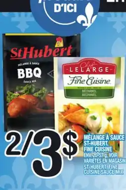 Marche Ami MÉLANGE À SAUCE ST‑HUBERT, FINE CUISINE | ST-HUBERT, FINE CUISINE SAUCE MIX offer