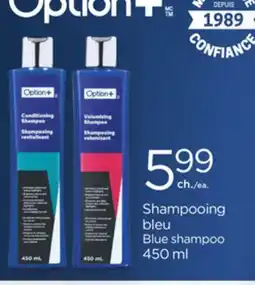 Proxim Option + Blue shampoo offer