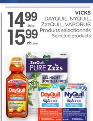 Proxim VICKS DAYQUIL, NYQUIL, ZzzQUIL, VAPORUB Selected products offer