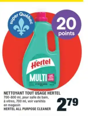 Super C NETTOYANT TOUT USAGE HERTEL | HERTEL ALL PURPOSE CLEANER offer