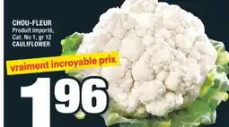 Super C CHOU-FLEUR | CAULIFLOWER offer