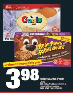 Super C BISCUITS PATTES D'OURS DARE | DARE BEAR PAWS COOKIES offer