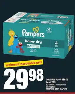 Super C COUCHES POUR BÉBÉS PAMPERS | PAMPERS BABY DIAPERS offer