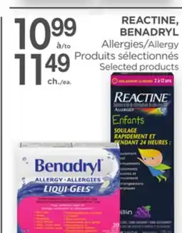 Proxim REACTINE, BENADRYL offer