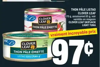 Super C THON PÂLE LISTAO CLOVER LEAF | CLOVER LEAF SKIPJACK LIGHT TUNA offer