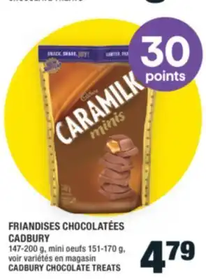 Super C FRIANDISES CHOCOLATÉES CADBURY | CADBURY CHOCOLATE TREATS offer