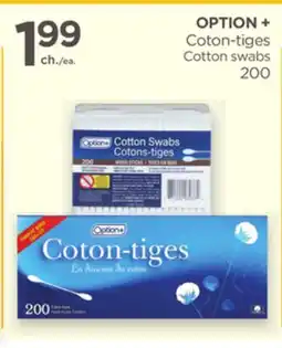 Proxim OPTION+ Cotton swabs offer