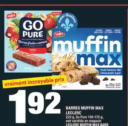 Super C BARRES MUFFIN MAX LECLERC | LECLERC MUFFIN MAX BARS offer