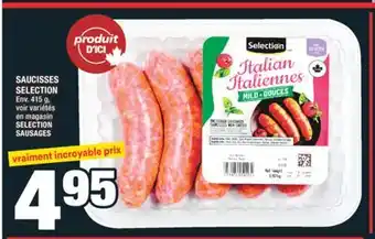 Super C SAUCISSES SELECTION | SELECTION SAUSAGES offer