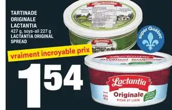 Super C TARTINADE ORIGINALE LACTANTIA | LACTANTIA ORIGINAL SPREAD offer