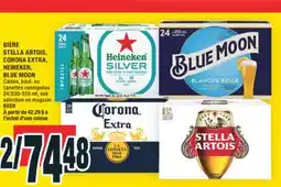 Super C BIÈRE STELLA ARTOIS, CORONA EXTRA, HEINEKEN, BLUE MOON | BEER offer