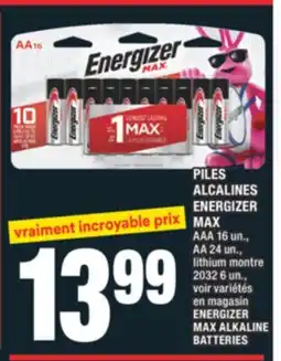 Super C PILES ALCALINES ENERGIZER MAX | ENERGIZER MAX ALKALINE BATTERIES offer