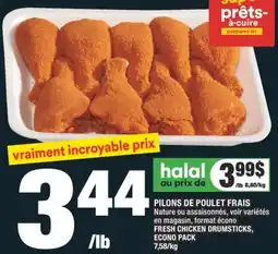 Super C PILONS DE POULET FRAIS | FRESH CHICKEN DRUMSTICKS, ECONO PACK offer