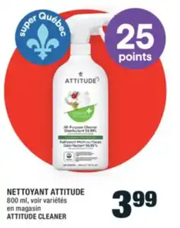 Super C NETTOYANT ATTITUDE | ATTITUDE CLEANER offer