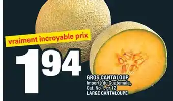 Super C GROS CANTALOUP | LARGE CANTALOUPE offer