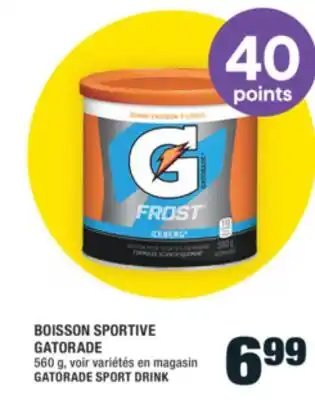 Super C BOISSON SPORTIVE GATORADE | GATORADE SPORT DRINK offer