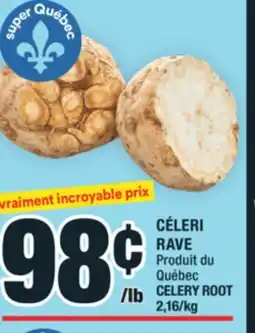 Super C CÉLERI RAVE | CELERY ROOT offer