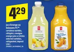 Maxi JUS D'ORANGE OU BOISSONS PC | ORANGE JUICE OR DRINKS, 1,54 L offer