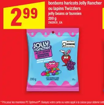 Maxi BONBONS HARICOTS JOLLY RANCHER OU LAPINS TWIZZLERS | JELLY BEANS OR BUNNIES, 200 G offer