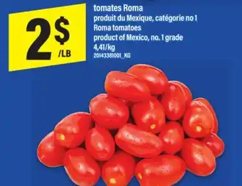 Maxi TOMATES ROMA | ROMA TOMATOES offer