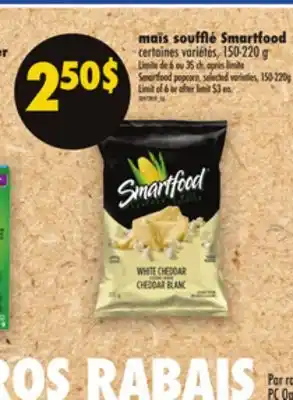 Maxi MAÏS SOUFFLÉ SMARTFOOD | SMARTFOOD POPCORN, 150-220 g offer