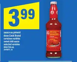 Maxi SAUCE AU PIMENT DOUX COCK BRAND | SWEET CHILI SAUCE, 650/720 ML offer