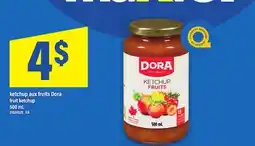 Maxi KETCHUP AUX FRUITS DORA | FRUIT KETCHUP, 500 ML offer