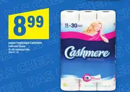 Maxi PAPIER HYGIÉNIQUE | CASHMERE BATHROOM TISSUE 15=30 ROULEAUX/ROLLS offer