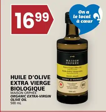 Rachelle-Bery Grocery MAISON ORPHÉE ORGANIC EXTRA-VIRGIN OLIVE OIL offer