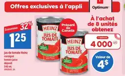 Maxi JUS DE TOMATE HEINZ | TOMATO JUICE, 540 mL offer