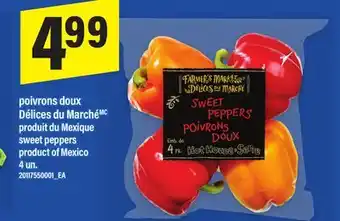 Maxi POIVRONS DOUX DÉLICES DU MARCHÉ | SWEET PEPPERS, 4 UN offer