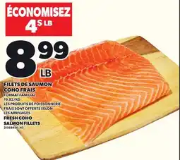 Provigo FILETS DE SAUMON COHO FRAIS offer