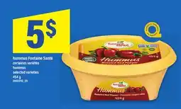 Maxi HUMMUS FONTAINE SANTÉ | HUMMUS, 454 G offer