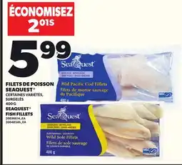 Provigo FILETS DE POISSON SEAQUEST , 400 G offer