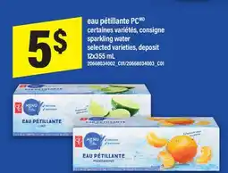 Maxi EAU PÉTILLANTE PC | SPARKLING WATER, 12x355 mL offer