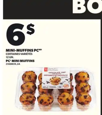 Provigo MINI-MUFFINS PC, 12 UN offer